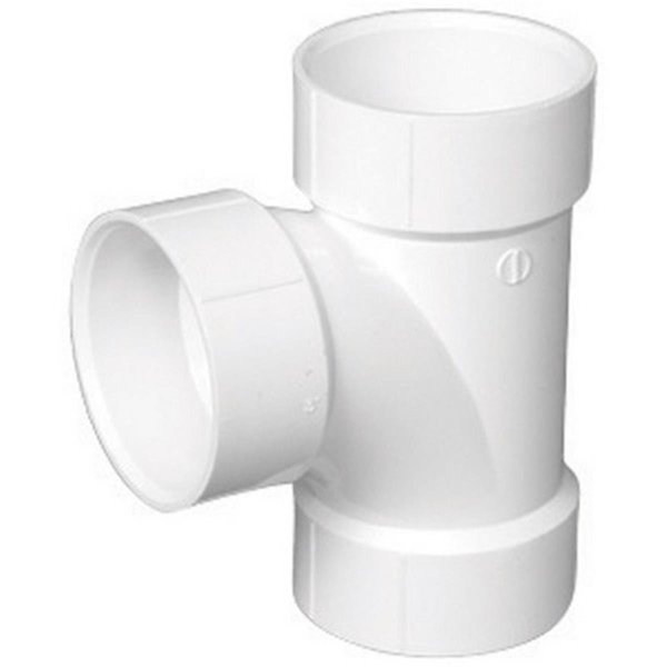 Charlotte PVC004001200HA 3 in PVC Sanitary Tee 42681